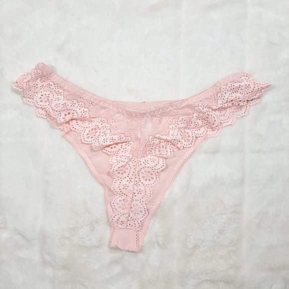 Set of 3 Lace Thong Underwear Size M - Picture 9 of 17